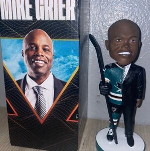 2023 Mike Grier San Jose Sharks General Manager Bobblehead New